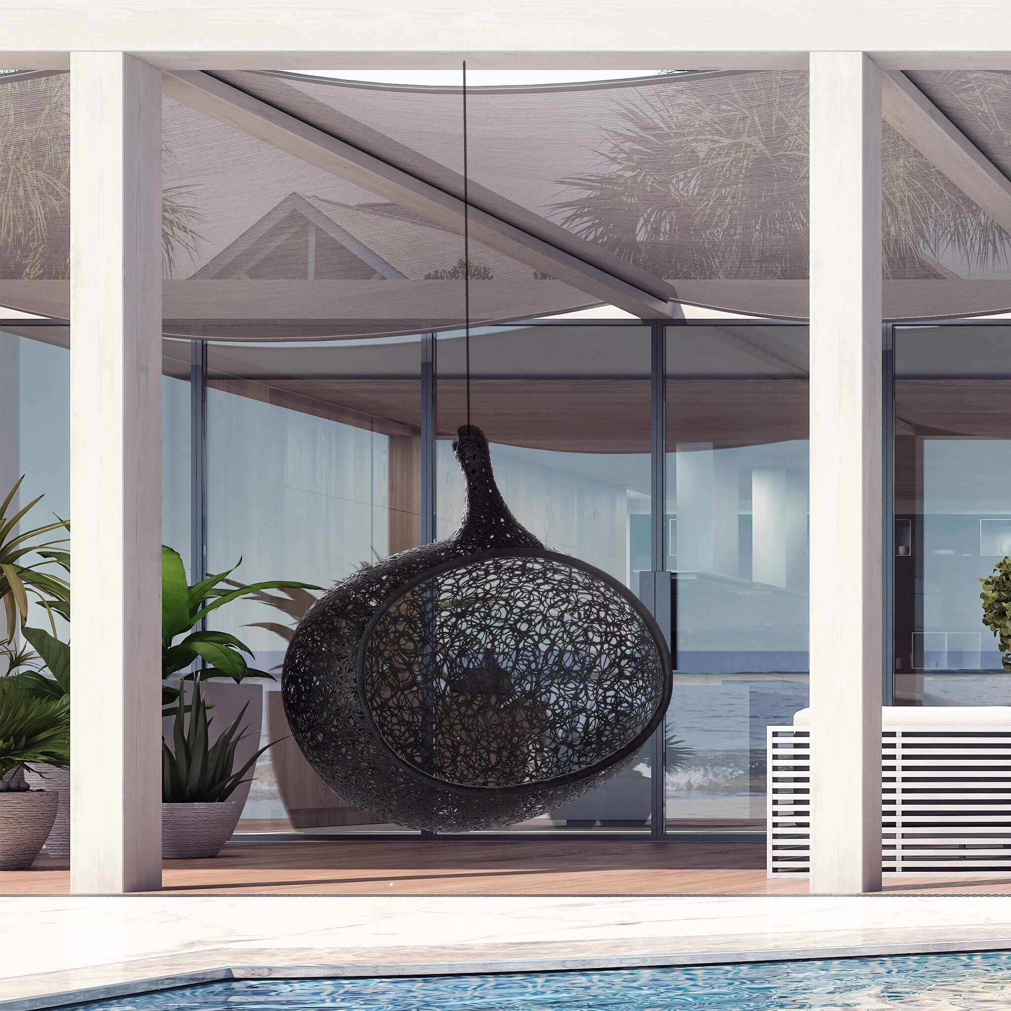 Unknown Nordic I Bios Hide hanging lounge