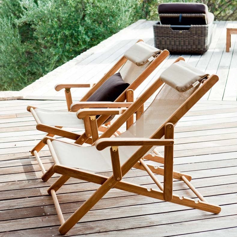 Unopiù Chelsea Deck Chair Teak | Garden Chair – Garten‑Stuhl
