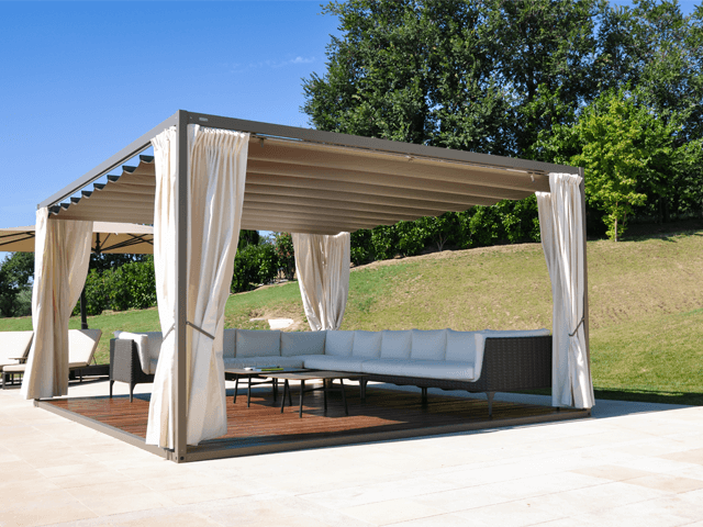 Unsolider exklusiver Pavillon Mood