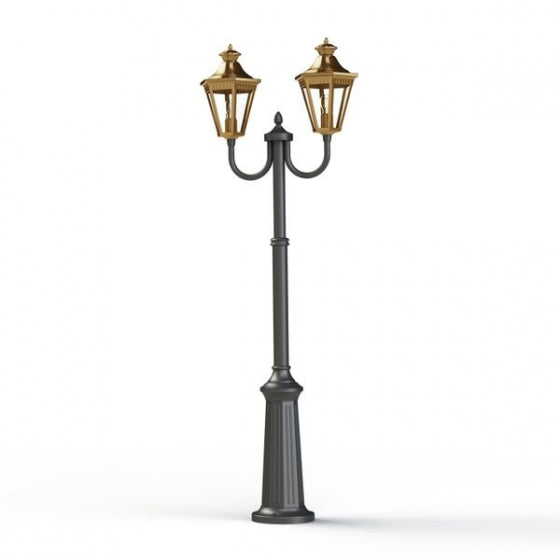 Roger Pradier VICTORIA Stehleuchte mit 2 Lampen Messing