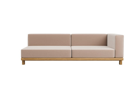 Tribù VIS À VIS Sofa 2-Sitzer - mit Armlehne links